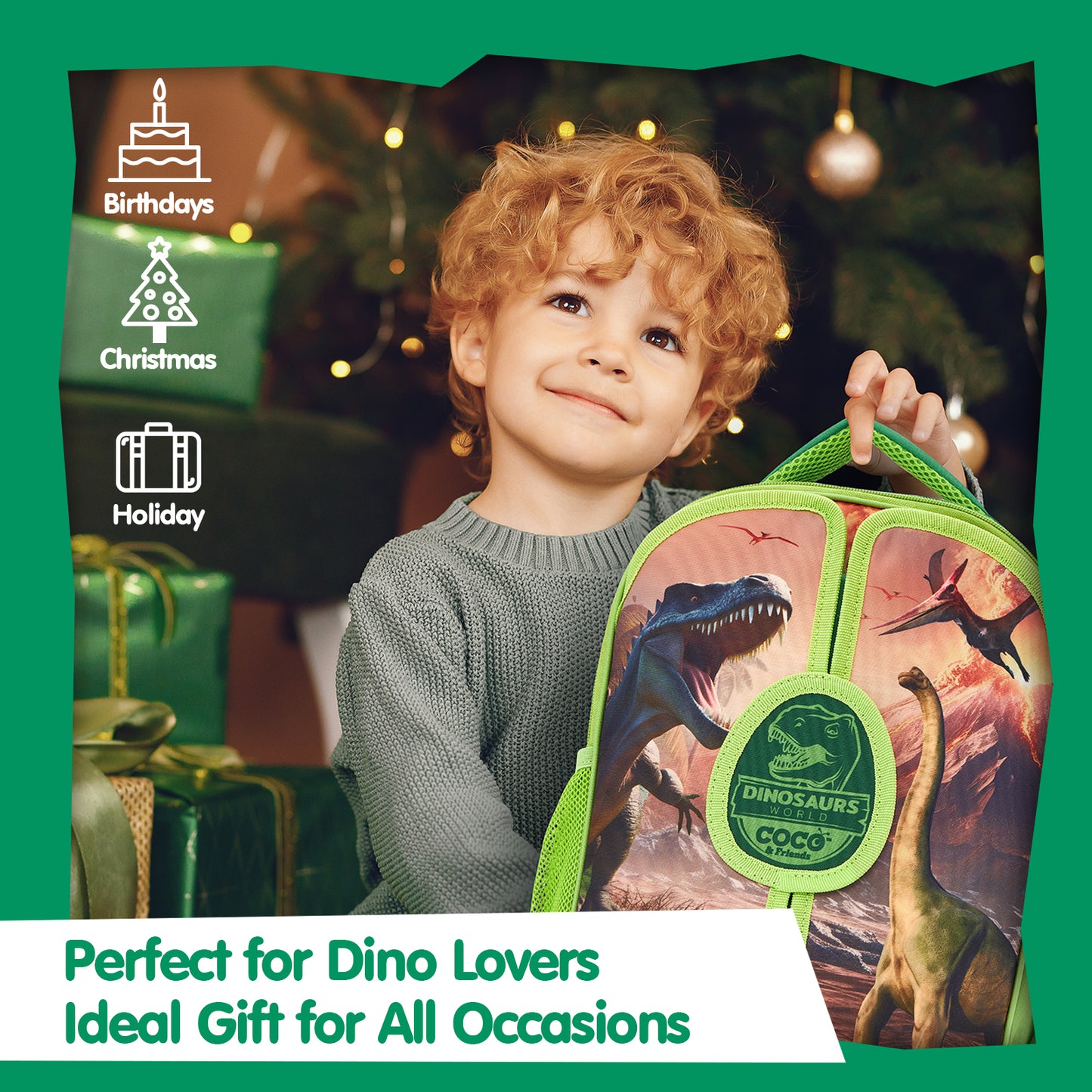 Portable Dinosaur Backpack Play Set